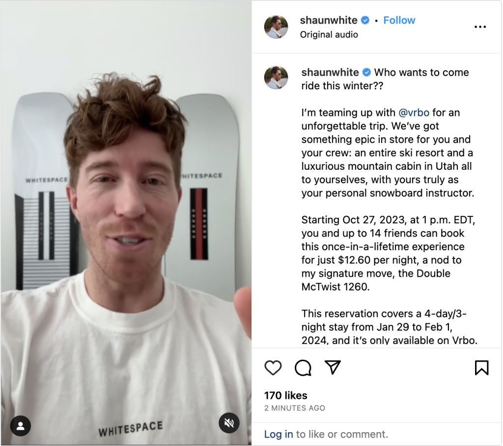 snowboarding lessons from Shaun White