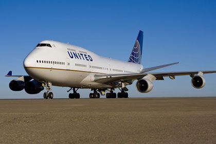 United Boeing 747
