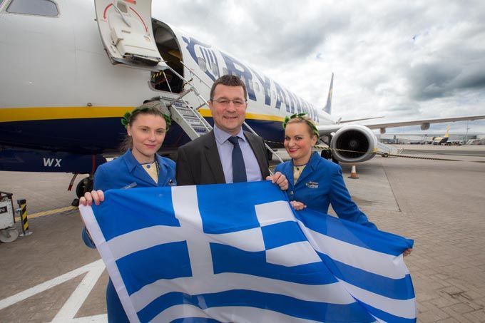 ryanair lands greece