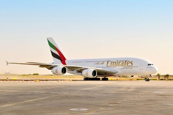 Emirates Adds Thrice-Daily A380 Service To Jeddah 2 emirates a380 landed