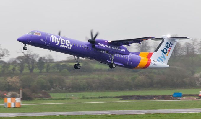 Flybe Purple Plane