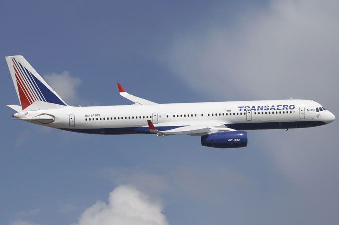 Transaero Airlines Tu214