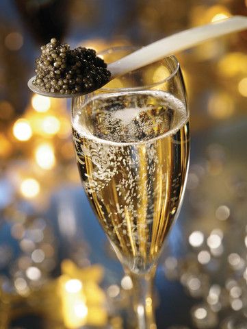 caviar champagne