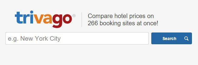 trivago uk search
