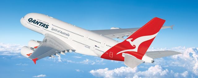 Qantas flight