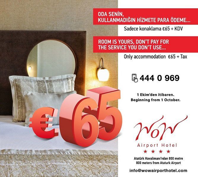 wow airport 65euro