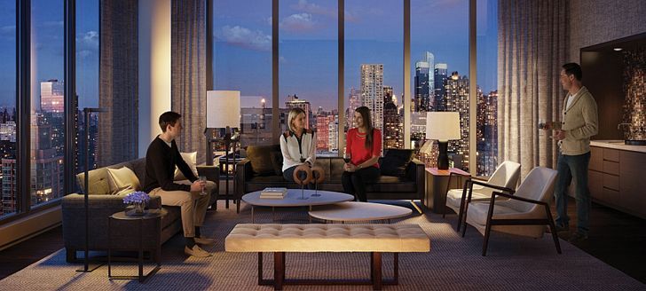 room NYC skyline