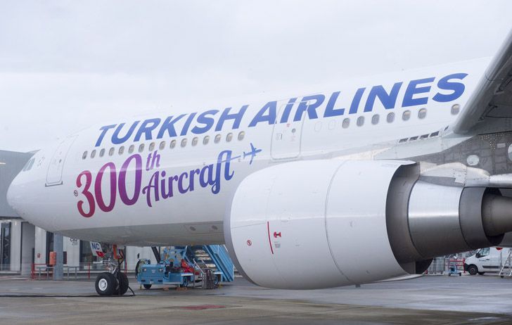 turkishairlines 300th aircraft