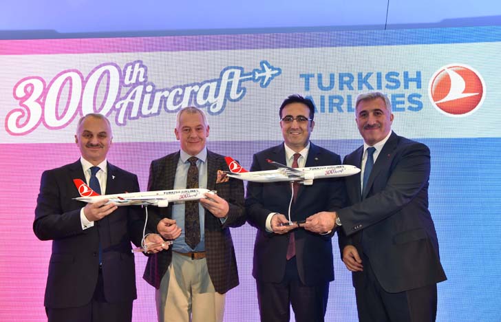 turkish airlines 300th aircraft