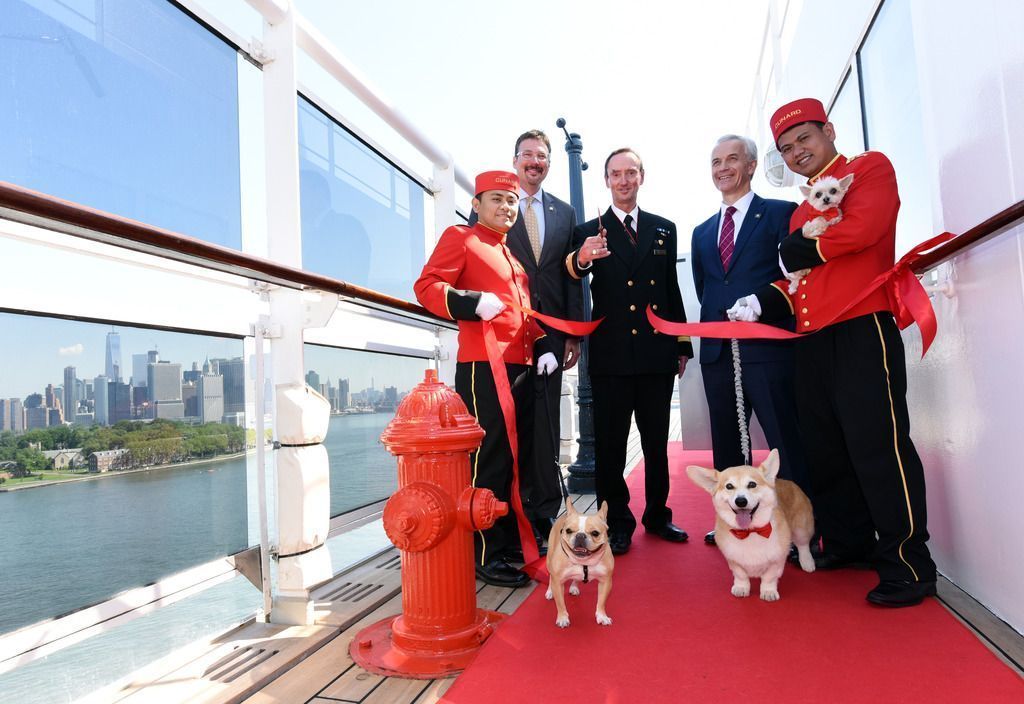 Pet Friendly Queen Mary 2 Makes U.s. Debut 2 qm2 pets ny visit