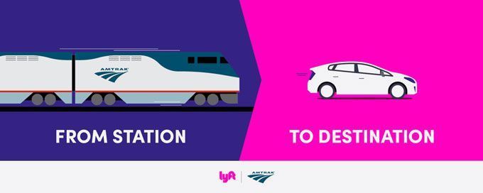 Lyft Amtrak