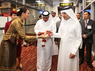 qatar airways chiangmai launch