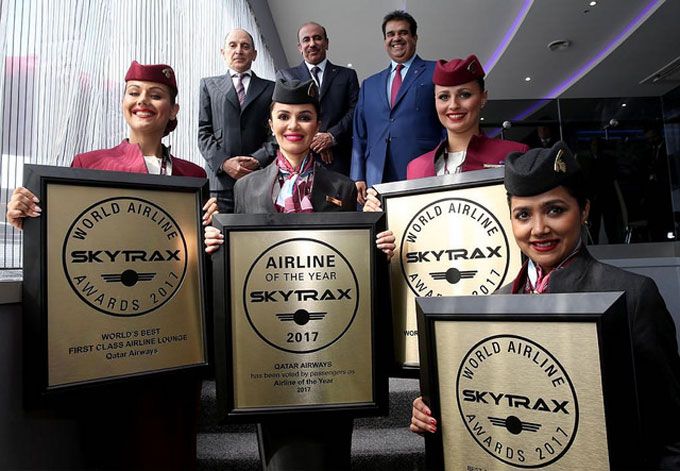 qatar airways skytrax awards2017