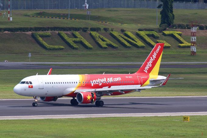 Vietjet at Changi