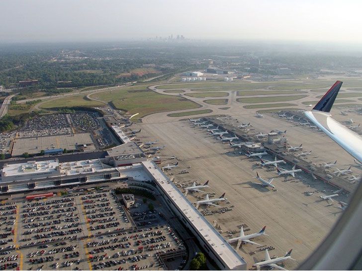 atlanta airport aerial