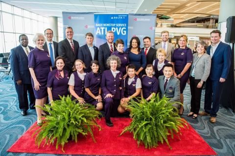 delta atlanta shanghai launched