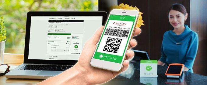 wechat pay at centara