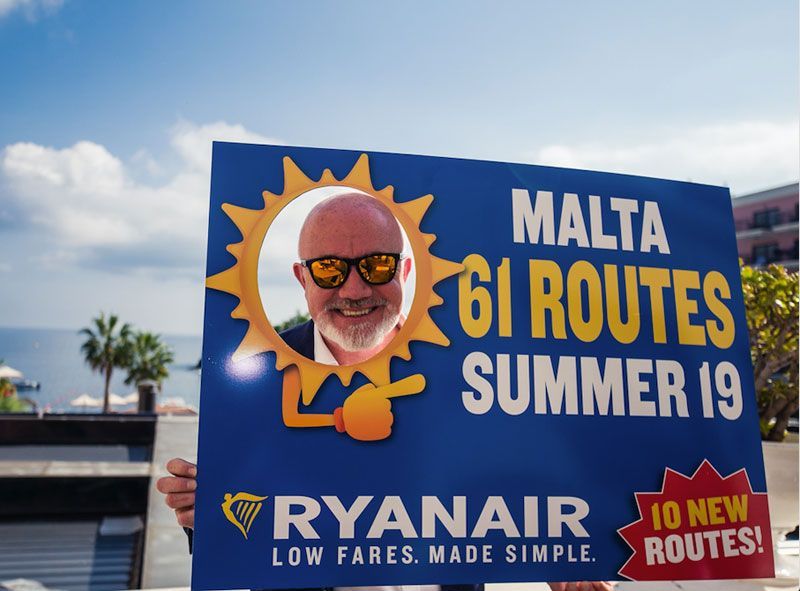 ryanair malta routes2019