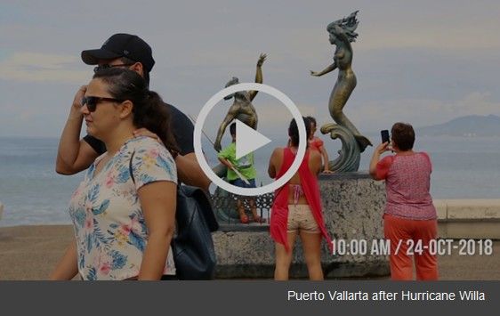 Puerto Vallarta Reports No Major Damage After Hurricane Willa 2 Puerto Vallarta after Hurricane Willa