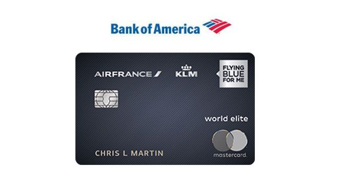 bankofamerica airfranceklm mastercard