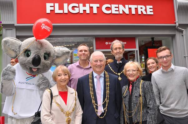 flight centre store opens in York