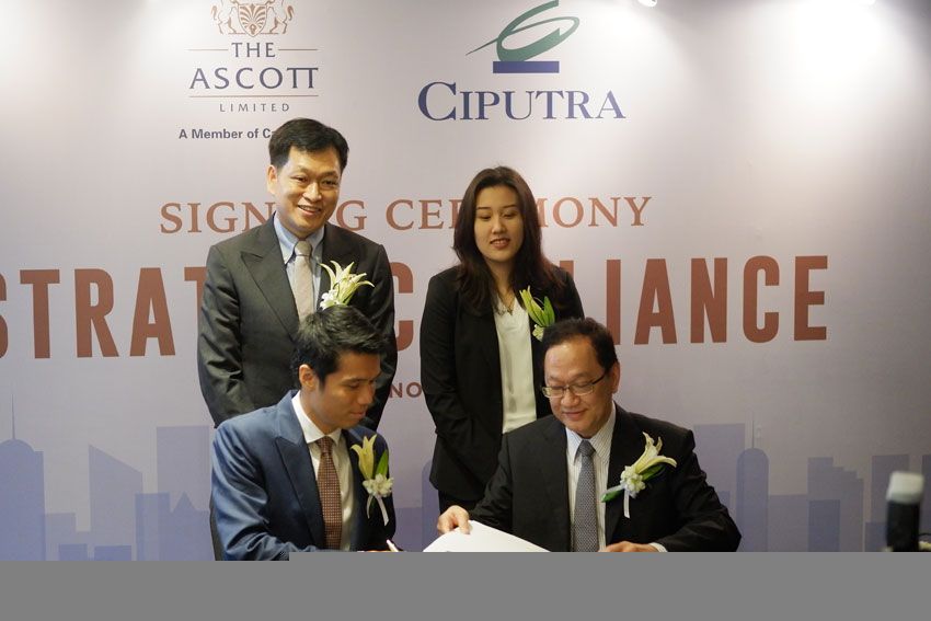 Ascott and Ciputra inks strategic alliance