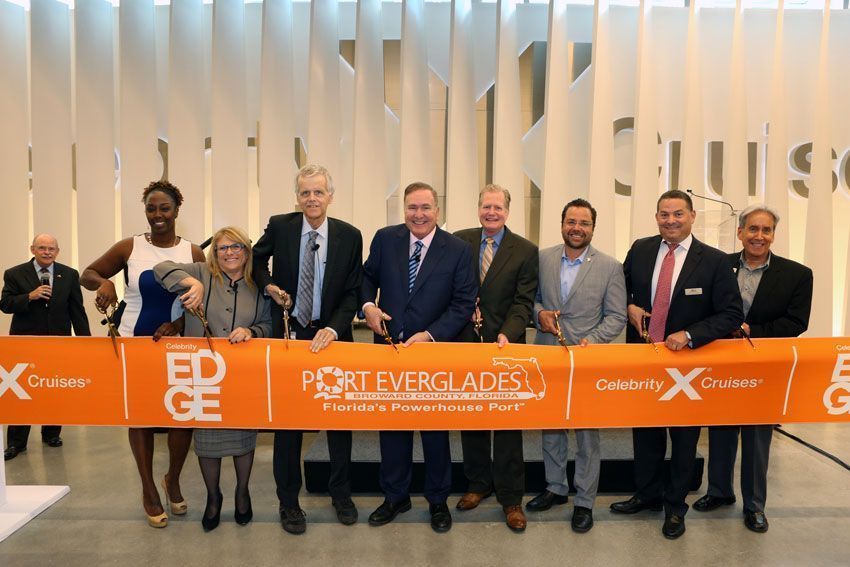 Celebrity Edge PortEverglades Ribbon Cutting