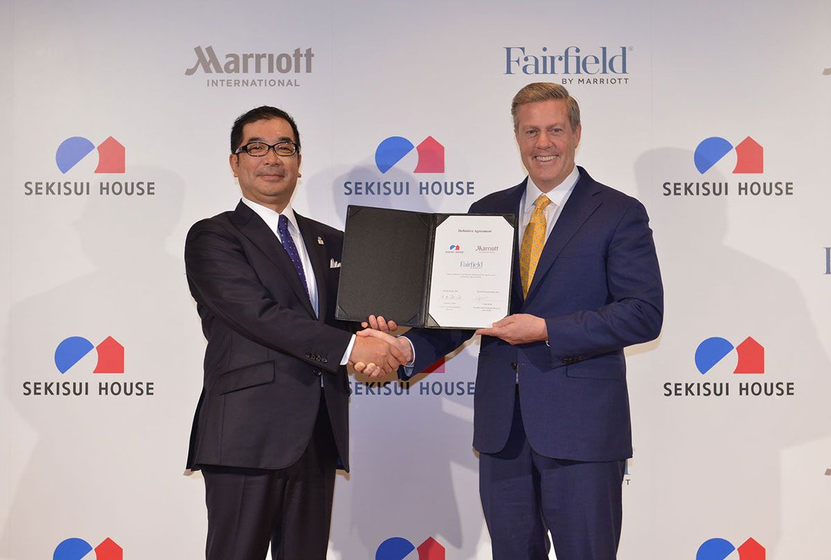 Marriott International sign agreement with Sekisui House Ltd