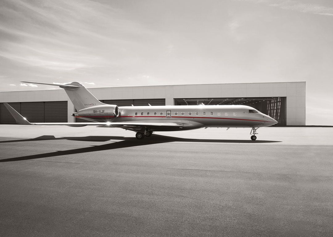 vistajet bombardier global 6000 private jet