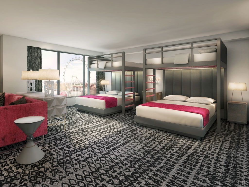 Flamingo Las Vegas Bunk Bed Rooms