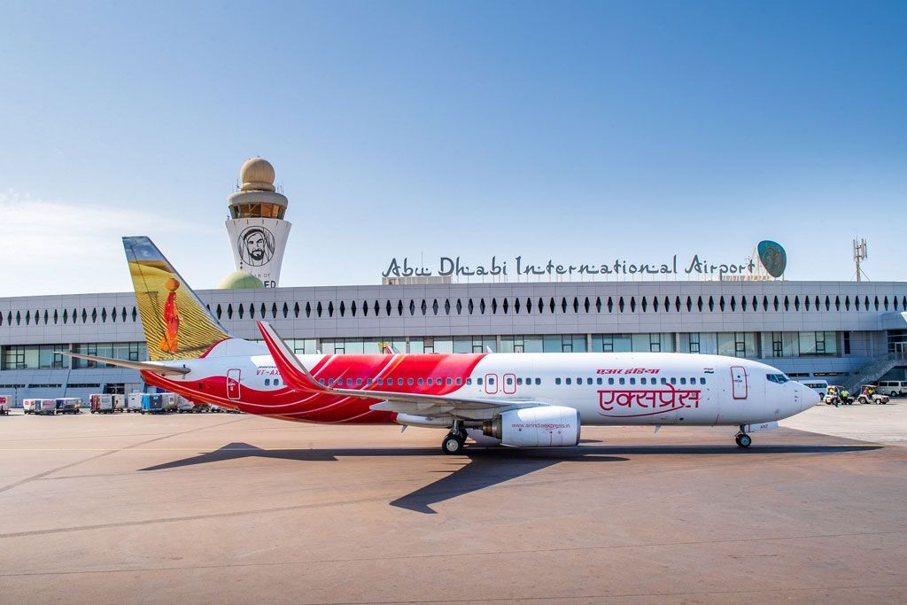 Air India Express at Abu Dhabi Airport