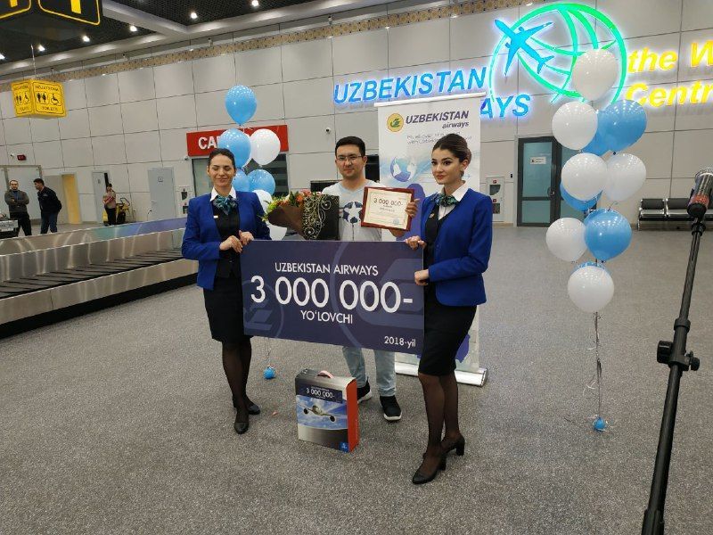 uzbekistan-airways-3millionth passenger