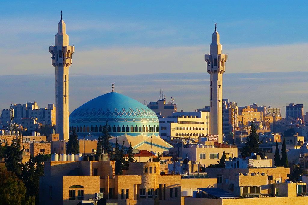King Abdullah Mosque in Amman, Jordan