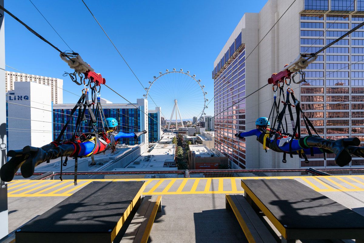 Las Vegas Strip'S Only Zipline Opens 2 Fly LINQ Las Vegas Zipline
