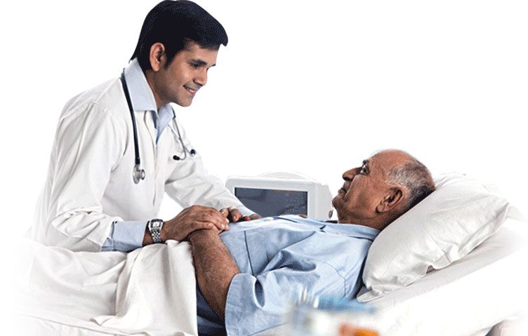 Doctor and Patient - India hospital