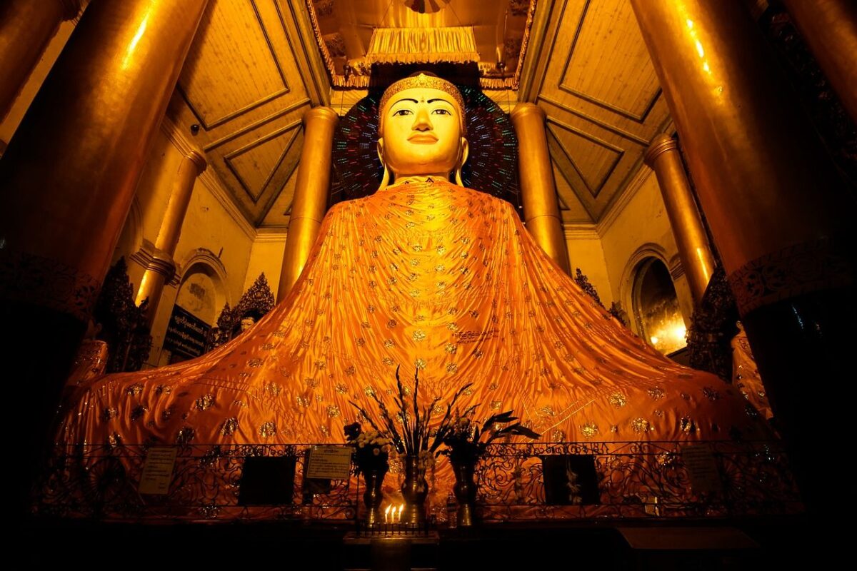 Buddha in Yangon, Myanmar