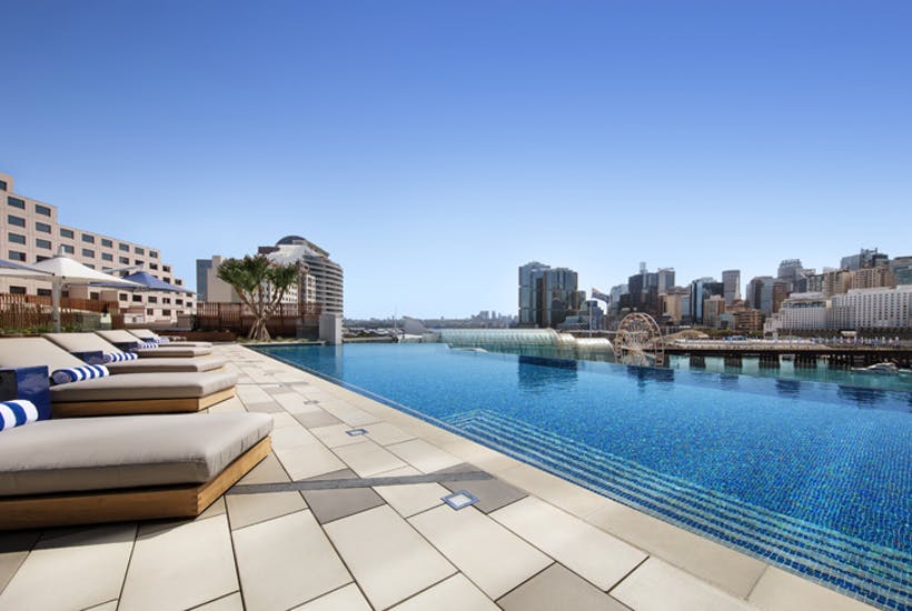 Sofitel Sydney Darling Harbour pool deck