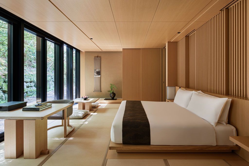 Aman Kyoto guestroom