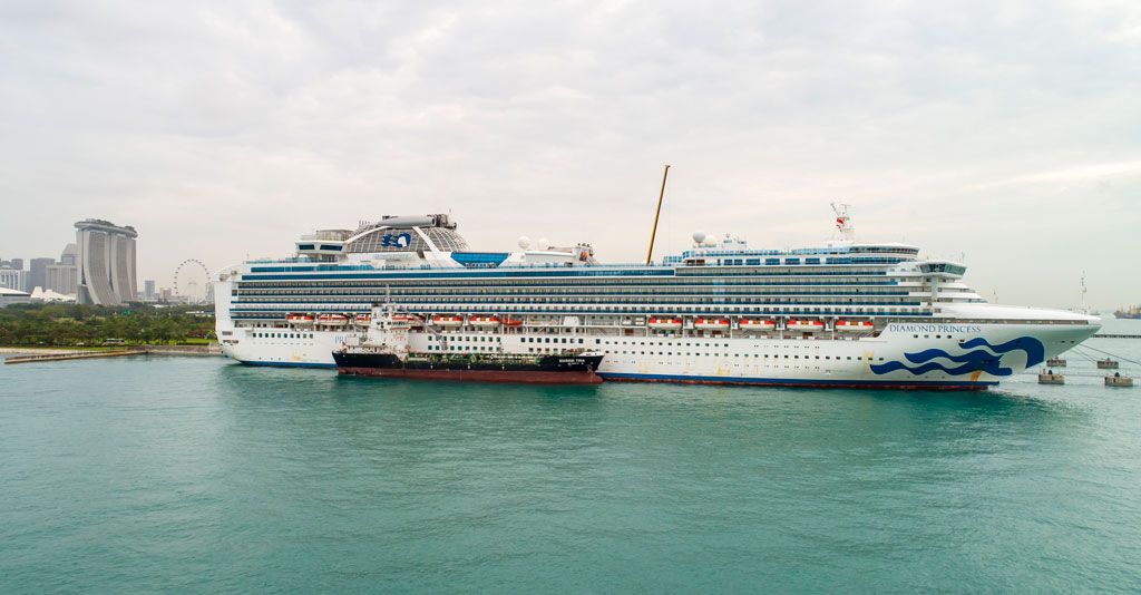 Diamond Princess in Singapore