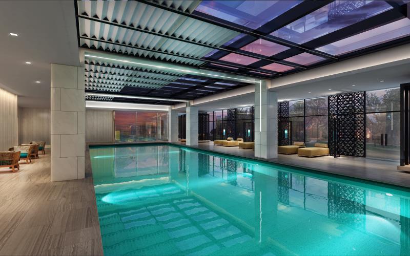 Hilton Taizhou swimming pool