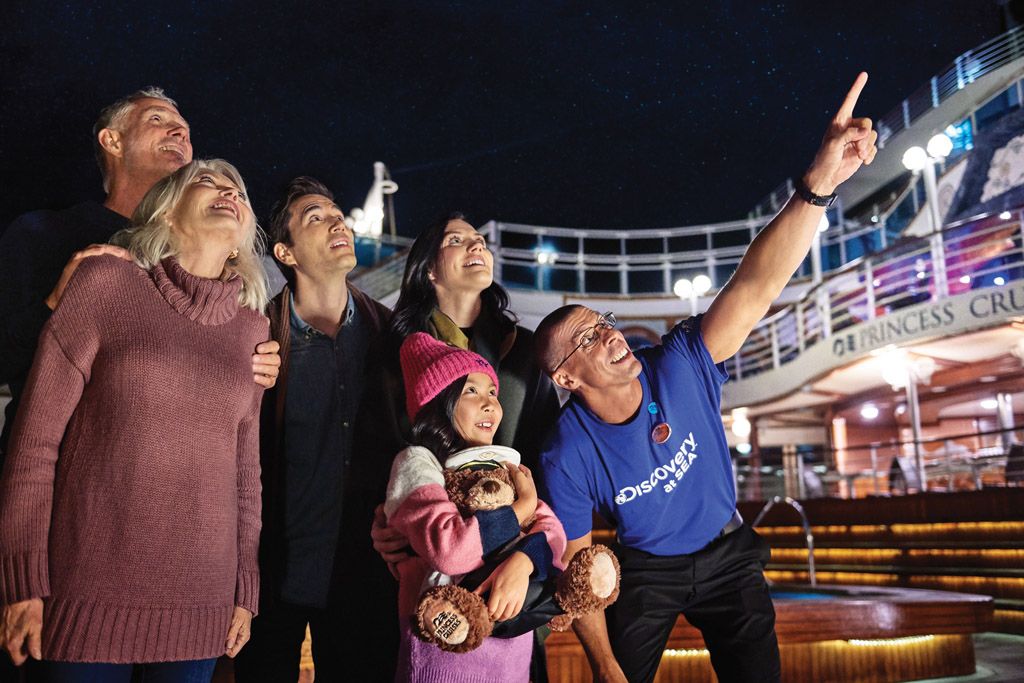 Princess Cruises Launches First International Advertising Campaign For Asia 3 Star gazing with the family Princess Cruises
