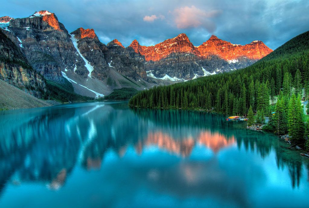 Alberta Banff lake