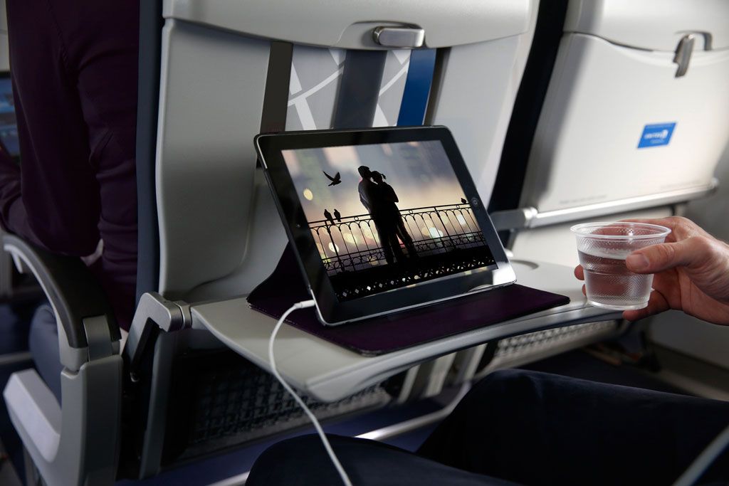 United Airlines Personal Device Entertainment
