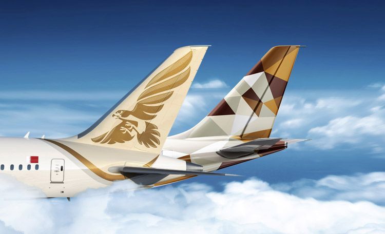 Etihad and Gulf Air