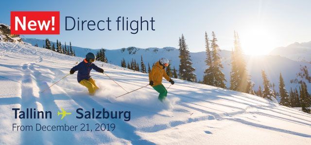 airBaltic flies Tallinn to Salzburg