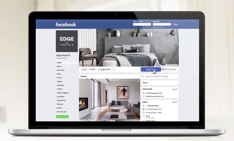Booking.com's BookingButton for Facebook