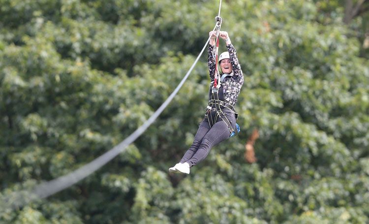 zipnow zip line london