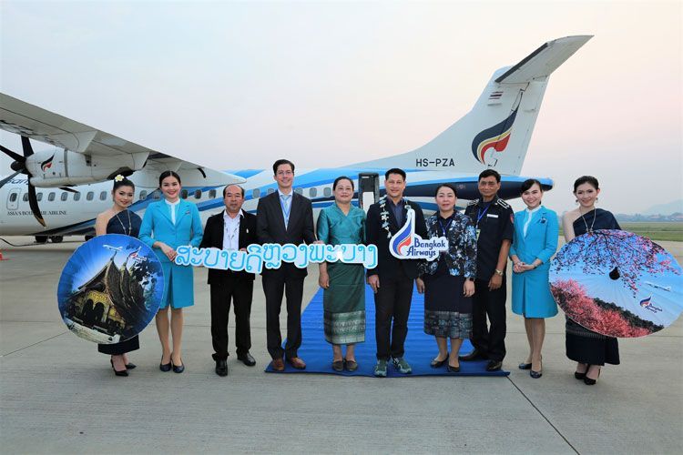 Bangkok Airways' first flight Chiang Mai to Luang Prabang