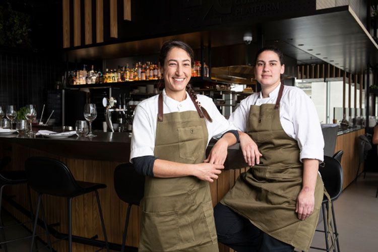 Chef Stav Naveh and Chef Shuli Wimer