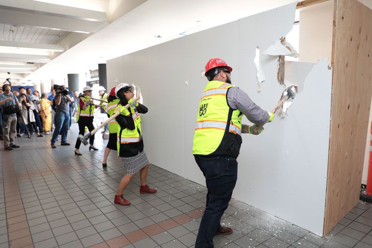 Demolition starts at LAX